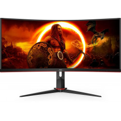 34" Монитор AOC CU34G2XP/BK/01 черный