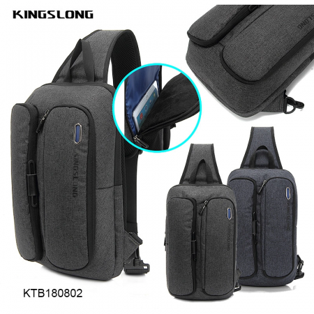 11" Рюкзак Kingslong KTB180802 серый