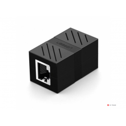 Разъем сетевой UGREEN RJ 45 Network Keystone Jack In-Line Coupler Female to Female 1pcs (Black) (20390)