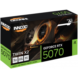 Видеокарта Inno3D GeForce RTX 5070 TWIN X2 (N50702-12D7-195064N) 12 Гб черный