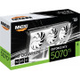 Видеокарта Inno3D GeForce RTX5070 Ti X3 OC WHITE (N507T3-16D7X-176068W) 16 Гб белый