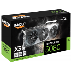 Видеокарта Inno3D GeForce RTX 5080 X3 (N50803-16D7-176068N) 16 Гб черный