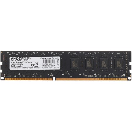 Оперативная память AMD Radeon R5 Entertainment Series (R538G1601U2S-U) 8 ГБ черный