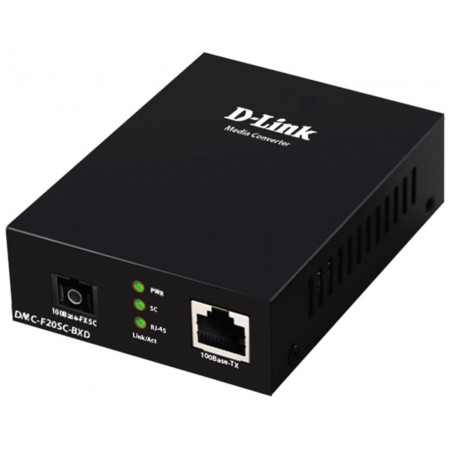 Медиаконвертер D-Link DMC-F20SC-BXD/B1A черный