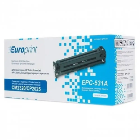 Картридж лазерный Europrint EPC-531A голубой (с чипом)