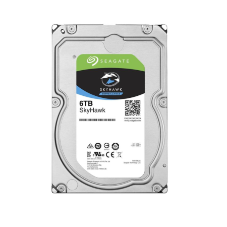 6 ТБ Жесткий диск Seagate SkyHawk (ST6000VX008) серебристый