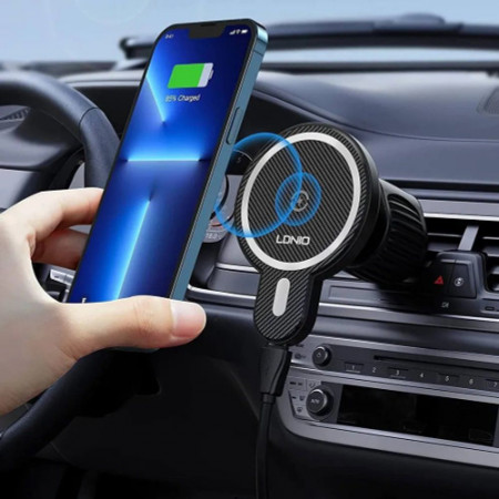 Держатель автомобильный LDNIO Magnetic MA20 черный