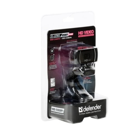 Веб-камера Defender G-Lens 2597 HD720P (63197) черный