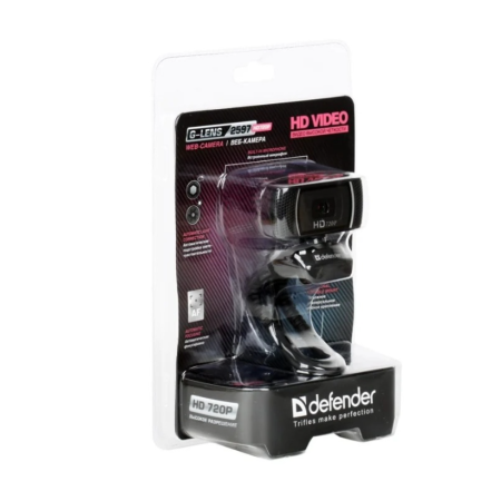 Веб-камера Defender G-Lens 2597 HD720P (63197) черный
