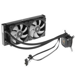 Система водяного охлаждения Corsair iCUE H100i RGB Pro XT черный Система водяного охлаждения Corsair iCUE H100i RGB Pro XT черный