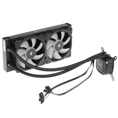 Система водяного охлаждения Corsair iCUE H100i RGB Pro XT черный