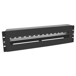 Панель 19" с DIN-рейкой 3U Pixietech PXT-PDR-19-B черный