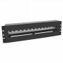 Панель 19" с DIN-рейкой 3U Pixietech PXT-PDR-19-B черный