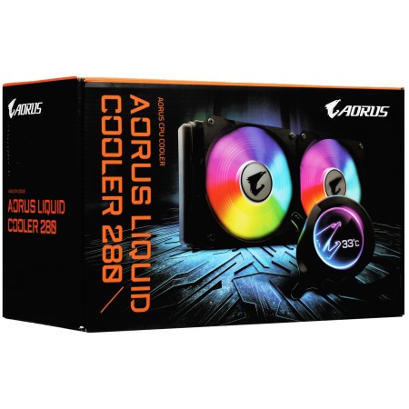 Система водяного охлаждения GIGABYTE AORUS LIQUID COOLER 280 черный