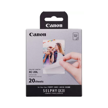 Картридж сублимационный Canon COLOUR INK/LABEL SET XC-20L (6755C002AA) многоцветной