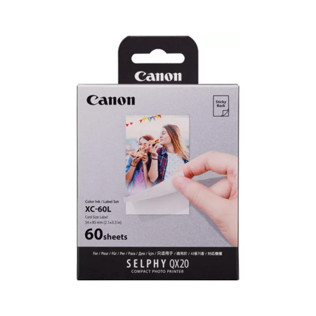 Картридж сублимационный Canon COLOUR INK/LABEL SET XC-60L (6756C001AA) многоцветной