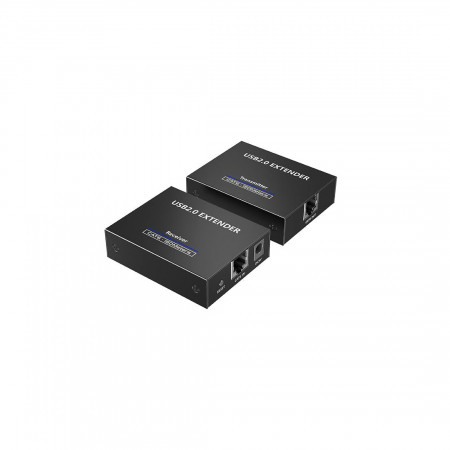 Удлинитель USB Lenkeng LKV100USB черный