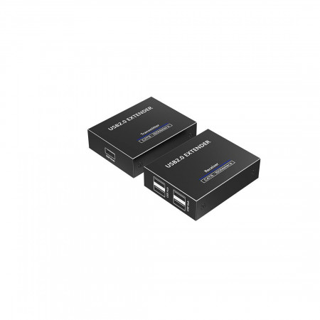 Удлинитель USB Lenkeng LKV100USB черный