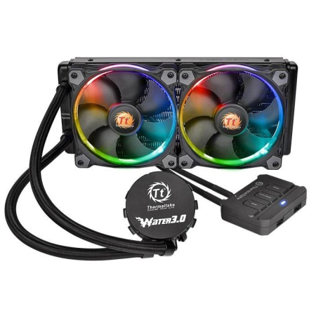 Система водяного охлаждения Thermaltake Water 3.0 Riing RGB 280 (CL-W138-PL14SW-A) черный