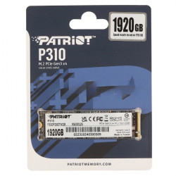1.92 ТБ SSD диск Patriot P310 (P310P192TM28) черный