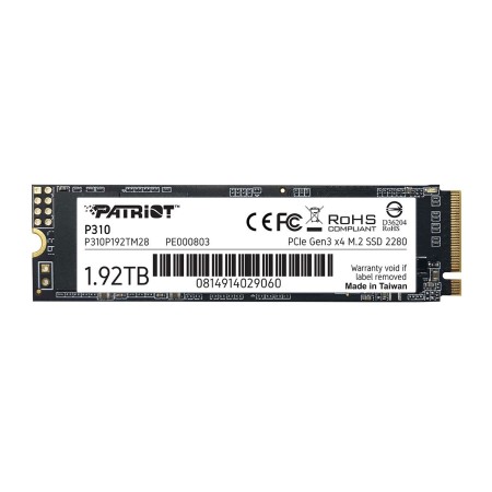 1.92 ТБ SSD диск Patriot P310 (P310P192TM28) черный