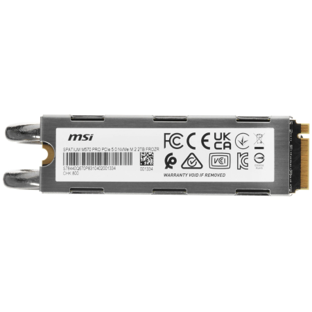2 ТБ SSD диск MSI Spatium M570 PRO Frozr (SPATIUM-M570-PRO-2TB-FROZR) чёрный