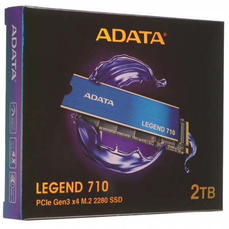 2 ТБ SSD диск ADATA LEGEND 710 (ALEG-710-2TCS) чёрный