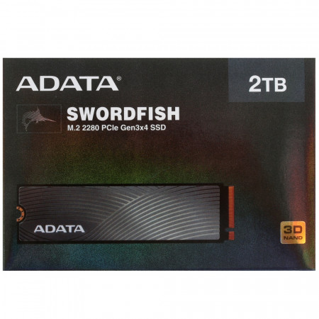 2000 ГБ SSD накопитель ADATA Swordfish (ASWORDFISH-2T-C) черный