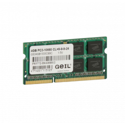 Оперативная память GEIL (GS34GB1333C9S SO-DIMM) 4 ГБ зеленый