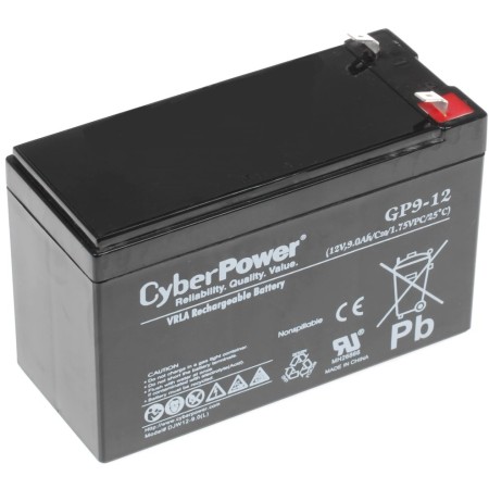 Аккумуляторная батарея для ИБП CyberPower 12V9Ah (GP9-12) черный