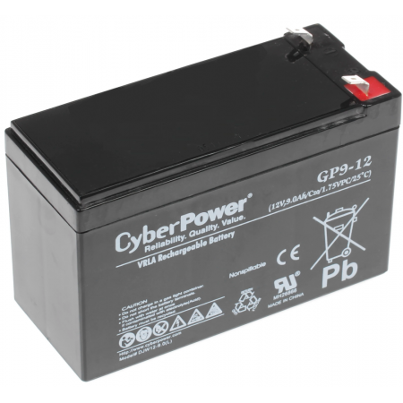 Аккумуляторная батарея для ИБП CyberPower 12V9Ah (GP9-12) черный