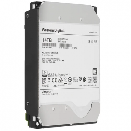 14 ТБ Жесткий диск Western Digital Ultrastar DC HC530 (0F31284) серый