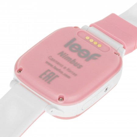 Смарт-часы Leef Nimbus (KSW-017-PW) розово-белый (1 ремешок)