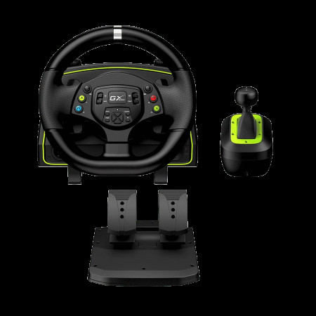 Игровой руль Genius Speed Master X2 черный