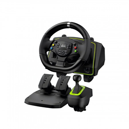 Игровой руль Genius Speed Master X2 черный