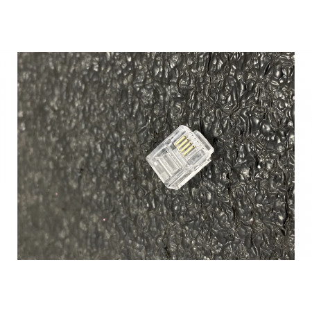 Коннектор Cablexpert RJ-11 (MP-6p4c/5) 100 шт прозрачный