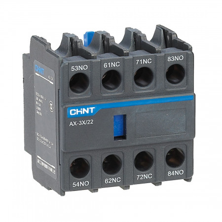 Блок доп. контактов CHINT AX-3X/22 (938251) серый