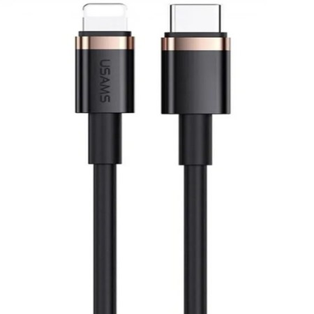 Кабель USB Type-C Lightning Usams SJ-484 1.2m Black