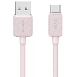 Кабель USB Type-C - USB 2.0 Type-А Usams SJ-688 (SJ688USB04) 1м розовый