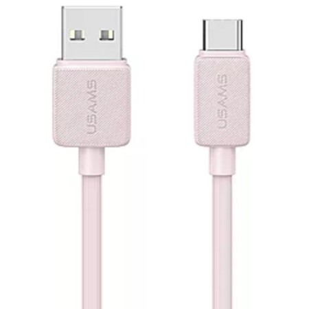 Кабель USB Type-C - USB 2.0 Type-А Usams SJ-688 (SJ688USB04) 1м розовый