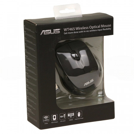 Мышь беспроводная ASUS WT465 (90XB0090-BMU040) черный