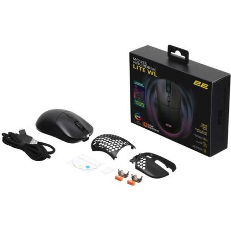 Мышь проводная + беспроводная 2E GAMING HyperDrive Lite WL (2E-MGHDL-WL-BK) черный