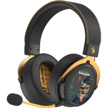 Наушники A4Tech Bloody MR595 Renegade черно-желтый