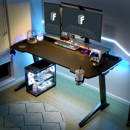 Компьютерный стол FLEXISPOT GT2 черный
