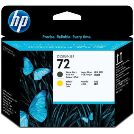 Печатающая головка струйный HP 72 (C9384A) матовый черный и желтый