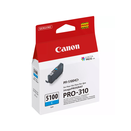 Картридж струйный Canon PFI-5100 (6953C001AA) голубой