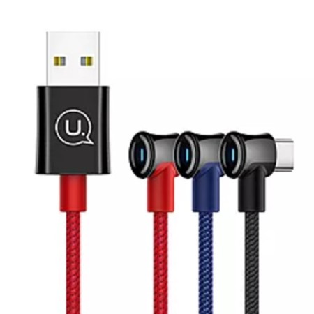 Кабель USB Type-C - USB 2.0 Type-A Usams SJ-341 1.2m Blue