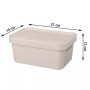 Универсальный ящик хранения Бытпласт LUXE 27×19×12см светло-бежевый