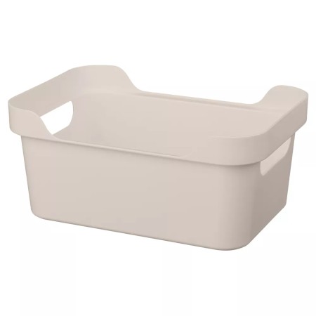 Универсальный ящик хранения Бытпласт LUXE 27×19×12см светло-бежевый