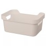 Универсальный ящик хранения Бытпласт LUXE 27×19×12см светло-бежевый